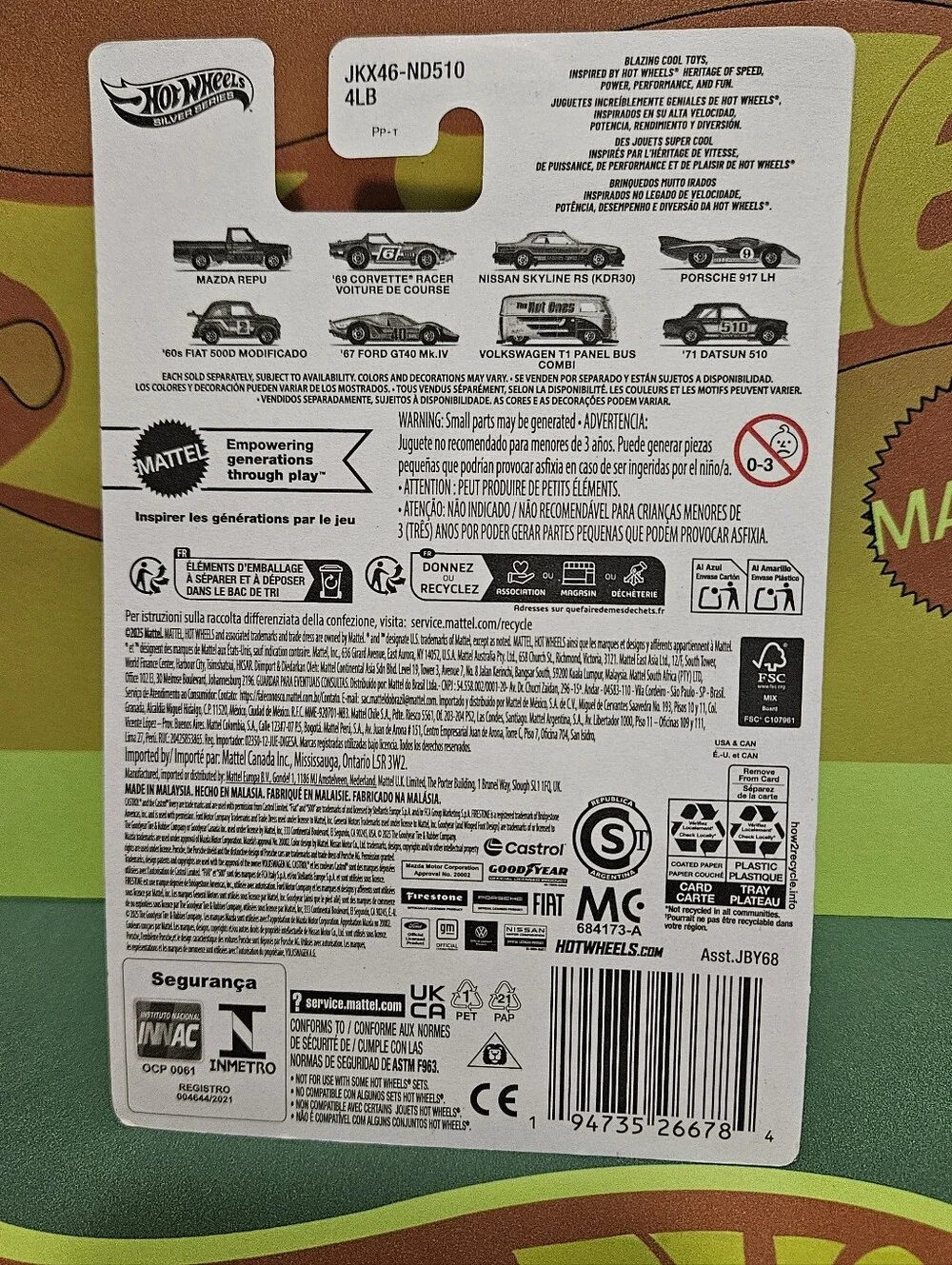 HotWheels The Hot Ones Gold Volkswagen T1 Panel Bus